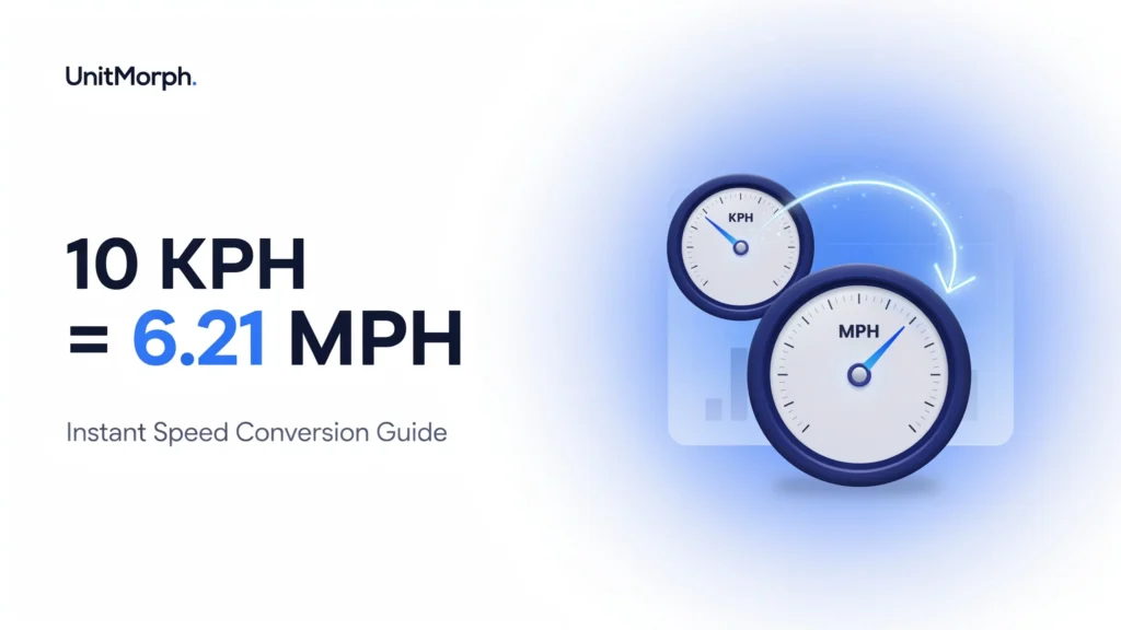 10 KPH to MPH