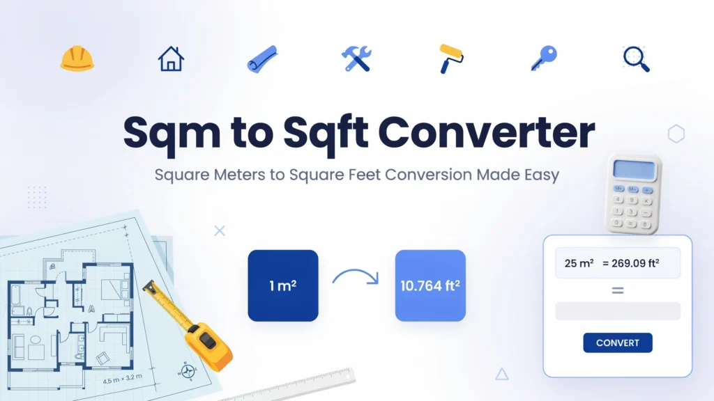 sqm to sqft