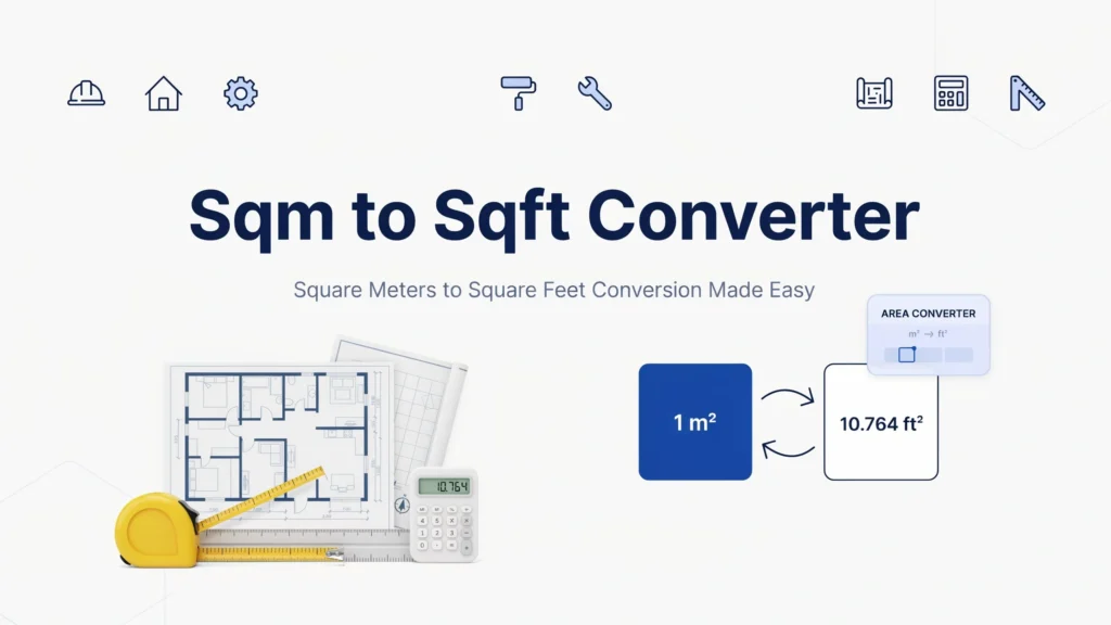 sqm to sqft