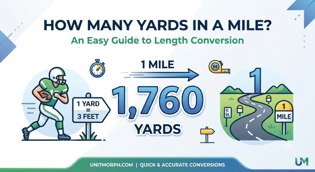 how many yards in a mile