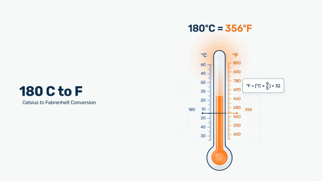 180 C to F