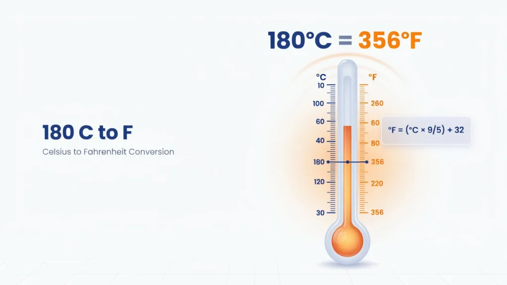 180 C to F