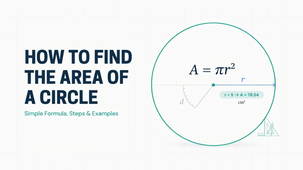 How to Find the Area of a Circle
