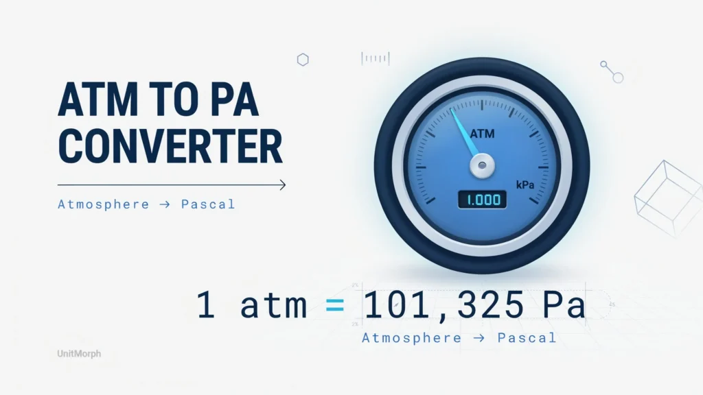 ATM to Pa Converter