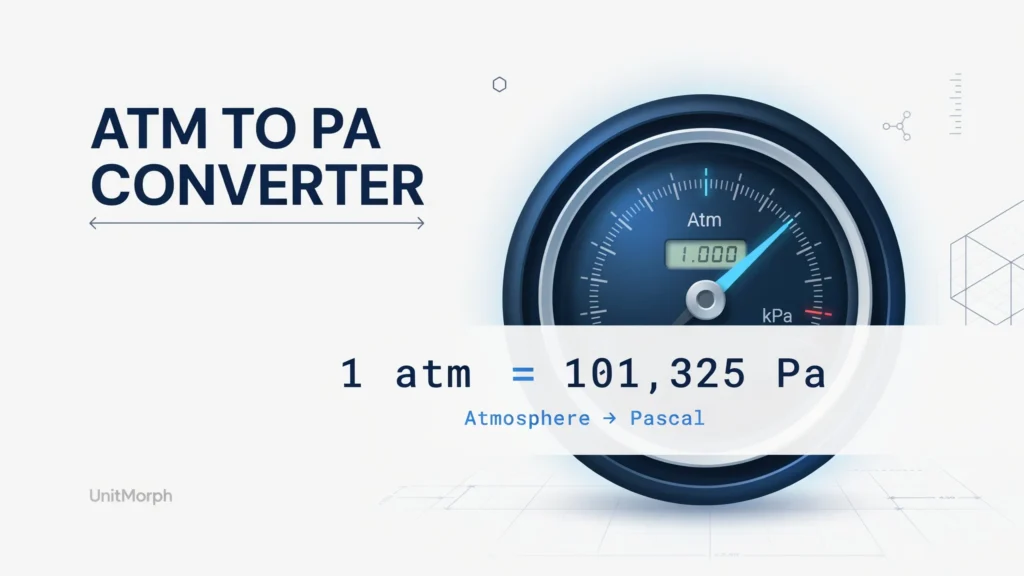 ATM to Pa Converter