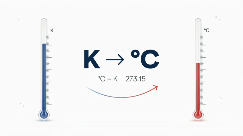 Kelvin to Celsius
