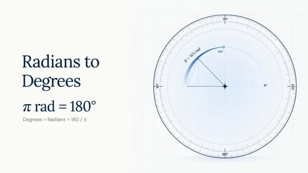 Radians to Degrees